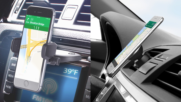 iOttie One Touch Vent Mount | $11 | AmazoniOttie One Touch CD Slot Mount | $13 | AmazoniOttie iTap Magnetic Vent Mount | $14 | Amazon